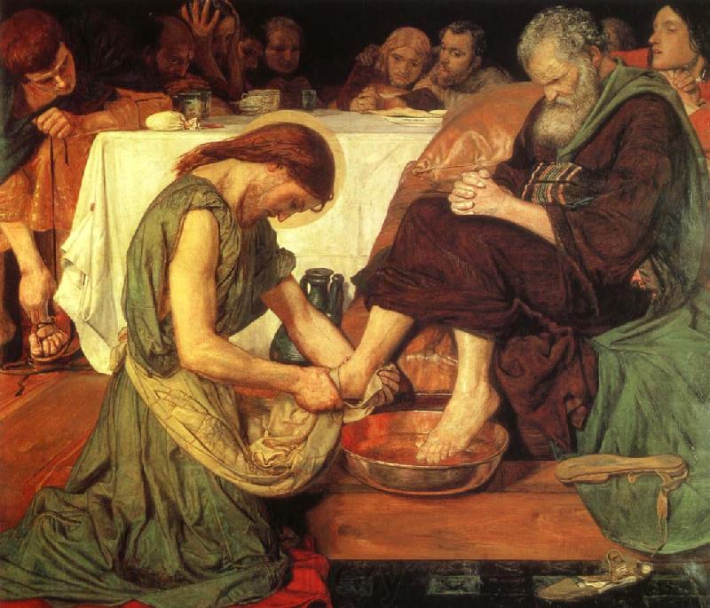 Ford Madox Brown Jesus Washing